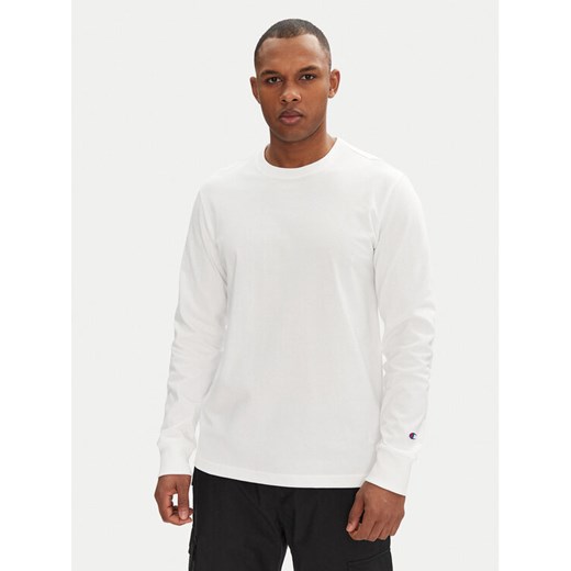 Champion Longsleeve 221164 Biały Loose Fit ze sklepu MODIVO w kategorii T-shirty męskie - zdjęcie 182767096