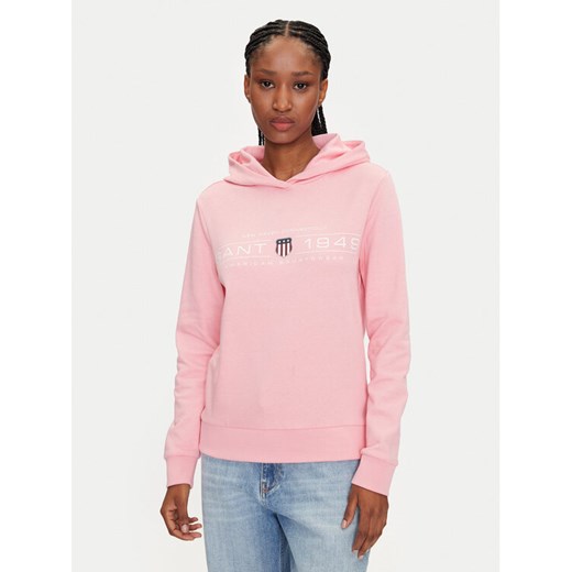 Gant Bluza 4200292 Różowy Regular Fit ze sklepu MODIVO w kategorii Bluzy damskie - zdjęcie 182767137