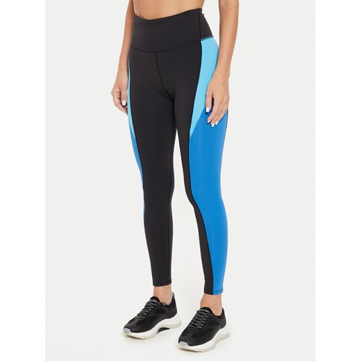 Reebok Legginsy Lux HR Tight 100075365 Czarny Slim Fit ze sklepu MODIVO w kategorii Spodnie damskie - zdjęcie 182767229