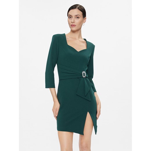 Rinascimento Sukienka koktajlowa CFC0116131003 Zielony Slim Fit ze sklepu MODIVO w kategorii Sukienki - zdjęcie 182767239