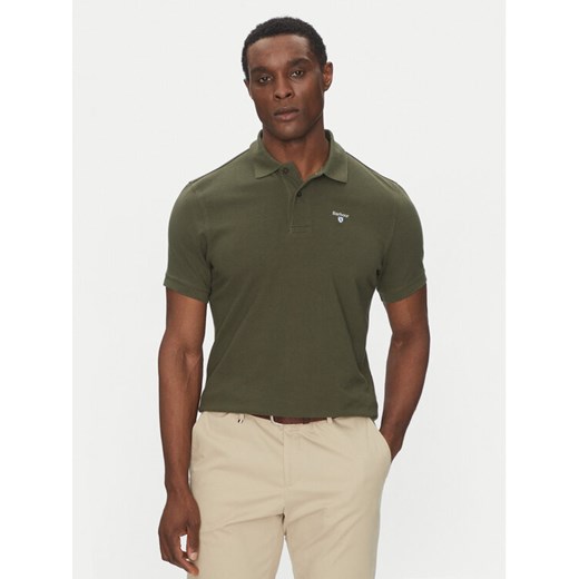 Barbour Polo Original Sports MML0358OL71 Zielony Tailored Fit ze sklepu MODIVO w kategorii T-shirty męskie - zdjęcie 182767268