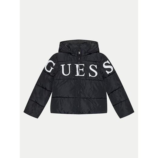 Guess Kurtka puchowa J4BL26 WB240 Czarny Relaxed Fit ze sklepu MODIVO w kategorii Kurtki chłopięce - zdjęcie 182767297