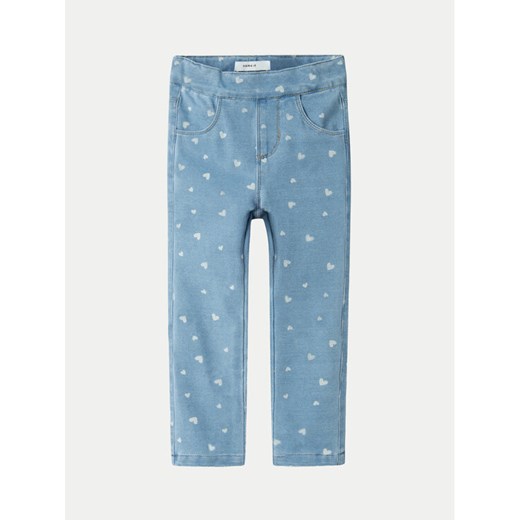 NAME IT Legginsy 13218347 Niebieski Slim Fit ze sklepu MODIVO w kategorii Spodnie dziewczęce - zdjęcie 182767319