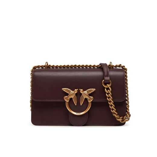 PINKO Torebka Love One Mini Dc PE 25 PCPL 100074 A0F1 Fioletowy ze sklepu MODIVO w kategorii Kopertówki - zdjęcie 182767406