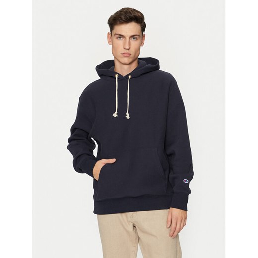 Champion Bluza 220705 Granatowy Relaxed Fit ze sklepu MODIVO w kategorii Bluzy męskie - zdjęcie 182767408