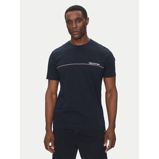 Hechter Paris T-Shirt 75008 151919 Granatowy Regular Fit ze sklepu MODIVO w kategorii T-shirty męskie - zdjęcie 182767467