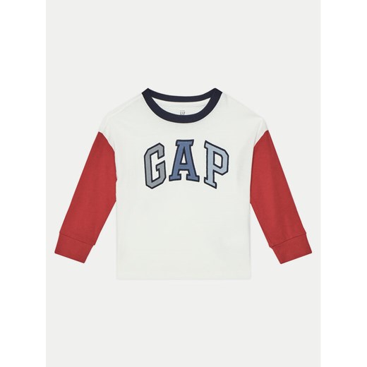 Gap Bluzka 598355-01 Biały Regular Fit ze sklepu MODIVO w kategorii Bluzki dziewczęce - zdjęcie 182767558