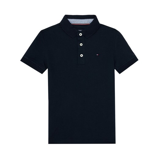 Tommy Hilfiger Polo KB0KB03975 S Granatowy Regular Fit ze sklepu MODIVO w kategorii T-shirty chłopięce - zdjęcie 182767576