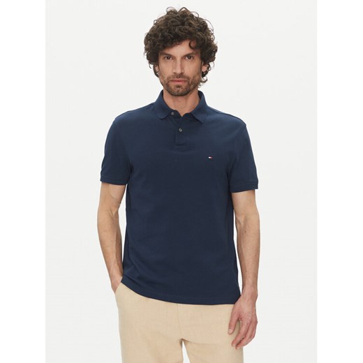 Tommy Hilfiger Polo 1985 MW0MW17770 Granatowy Regular Fit ze sklepu MODIVO w kategorii T-shirty męskie - zdjęcie 182767589