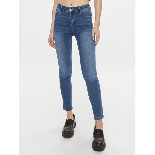 Morgan Jeansy 241-PARDA Granatowy Slim Fit ze sklepu MODIVO w kategorii Jeansy damskie - zdjęcie 182767595
