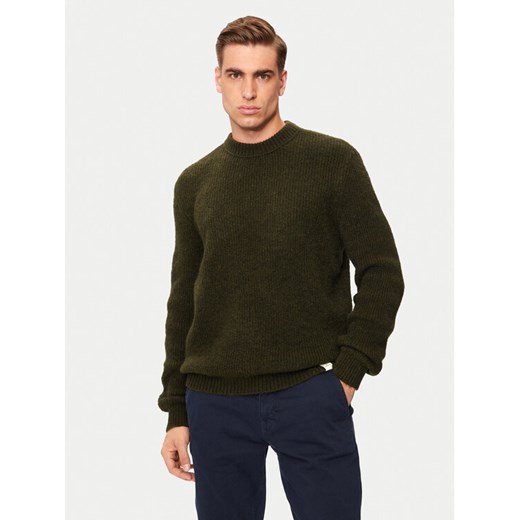 Mustang Sweter Emil C 1015801 Zielony Regular Fit ze sklepu MODIVO w kategorii Swetry męskie - zdjęcie 182767646