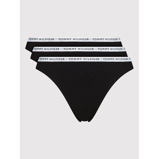 Tommy Hilfiger Komplet 3 par fig klasycznych UW0UW02828 Czarny ze sklepu MODIVO w kategorii Majtki damskie - zdjęcie 182767669