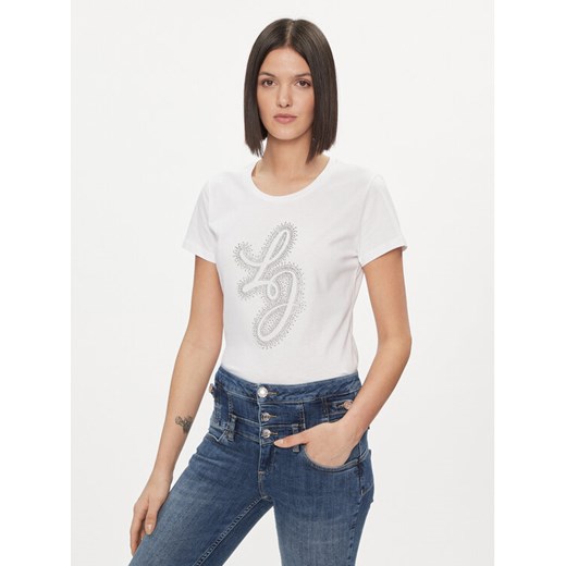 Liu Jo T-Shirt WA4051 JS923 Biały Regular Fit ze sklepu MODIVO w kategorii Bluzki damskie - zdjęcie 182767688
