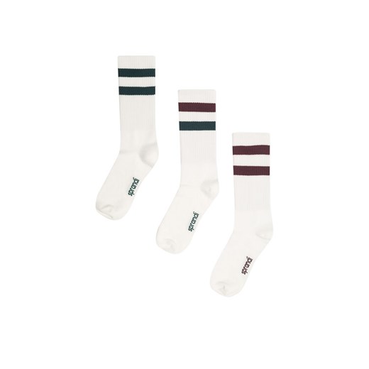 Sprandi Zestaw 3 par wysokich skarpet unisex 0UB-004-AW23 (3-pack) Zielony Sprandi 32_35 MODIVO