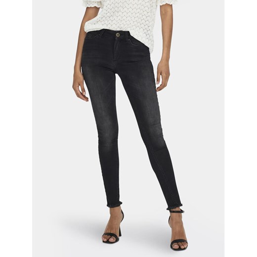 ONLY Jeansy Blush 15157997 Czarny Skinny Fit ze sklepu MODIVO w kategorii Jeansy damskie - zdjęcie 182767759