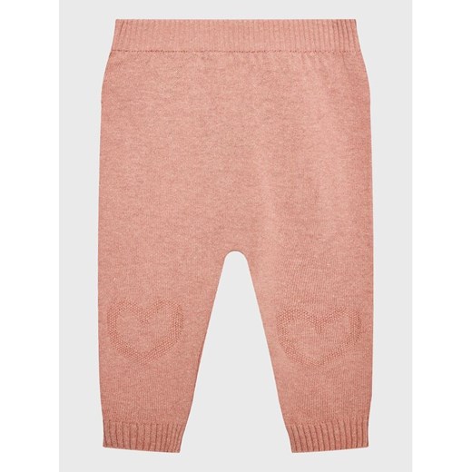 United Colors Of Benetton Spodnie dzianinowe 1036AF002 Różowy Regular Fit ze sklepu MODIVO w kategorii Spodnie i półśpiochy - zdjęcie 182767835
