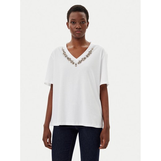Liu Jo T-Shirt WA5146 JS923 Biały Regular Fit ze sklepu MODIVO w kategorii Bluzki damskie - zdjęcie 182767875