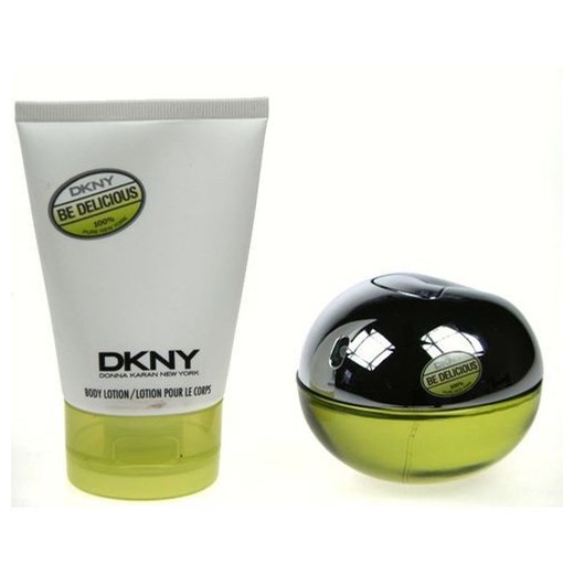 DKNY Be Delicious W Zestaw perfum Edp 50ml + 100ml Balsam e-glamour  ambra