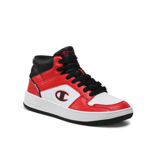 Sneakersy Champion Rebound 2.0 Mid S21907-RS001 Czerwony ze sklepu eobuwie.pl w kategorii Buty sportowe męskie - zdjęcie 183545499