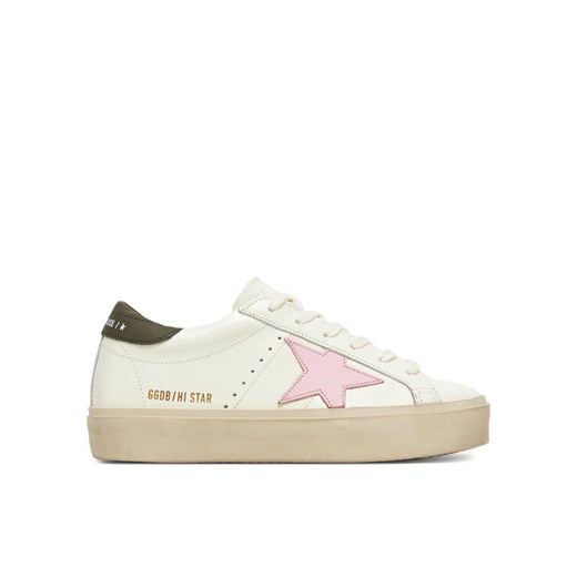 Sneakersy GOLDEN GOOSE Hi Star Classic With List GWF00118.F006872.12170 Écru ze sklepu eobuwie.pl w kategorii Buty sportowe damskie - zdjęcie 183545605
