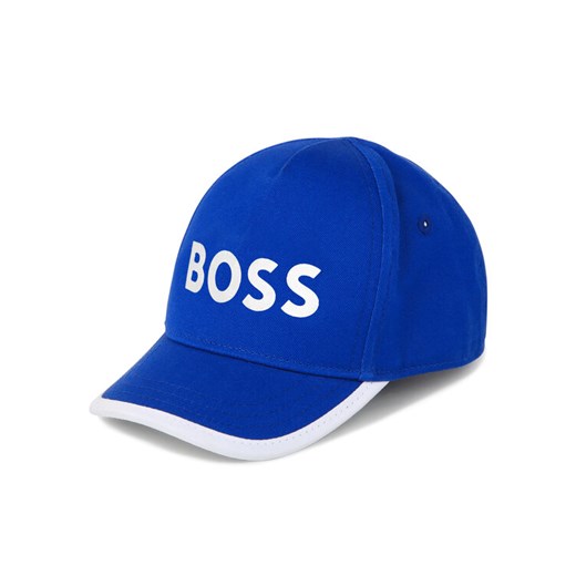 Czapka z daszkiem Boss J50977 Niebieski ze sklepu eobuwie.pl w kategorii Czapki dziecięce - zdjęcie 183545615