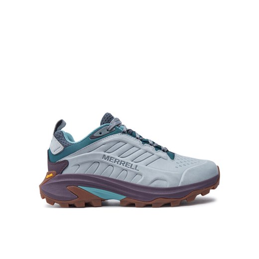 Trekkingi Merrell Moab Speed 2 Ltr Wp J038228 Niebieski ze sklepu eobuwie.pl w kategorii Buty sportowe damskie - zdjęcie 183545617