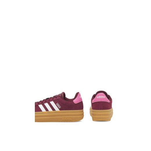 Sneakersy adidas VL Court Bold IH4780 Bordowy 36_2_3 eobuwie.pl