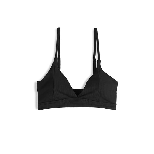GATE Bikini top ze splotu żeberkowego - góra 34 ze sklepu gateshop w kategorii Stroje kąpielowe - zdjęcie 183547688