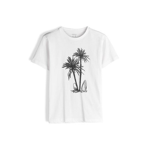 GATE Bawełniana koszulka z nadrukiem 7Y ze sklepu gateshop w kategorii T-shirty chłopięce - zdjęcie 183547827