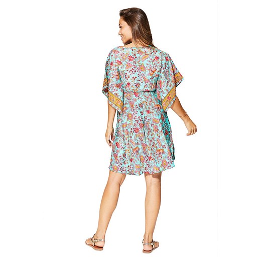 Aller Simplement Sukienka w kolorze turkusowo-pomarańczowym Aller Simplement 34/36 okazja Limango Polska