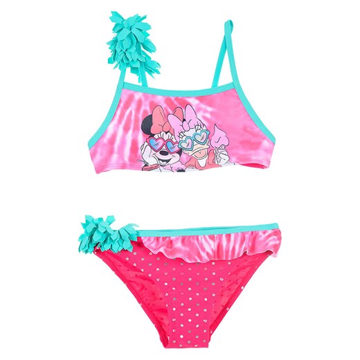 Disney Minnie Mouse Bikini &quot;Minnie&quot; w kolorze różowo-turkusowym ze sklepu Limango Polska w kategorii Stroje kąpielowe - zdjęcie 183549247