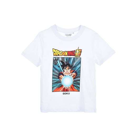 Dragon Ball Z Koszulka &quot;Dragon Ball Super&quot; w kolorze białym ze wzorem ze sklepu Limango Polska w kategorii T-shirty chłopięce - zdjęcie 183549299