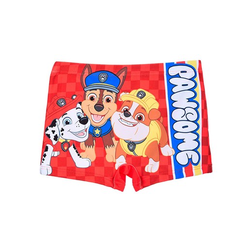 Paw Patrol Kąpielówki &quot;Psi Patrol&quot; w kolorze czerwonym ze wzorem ze sklepu Limango Polska w kategorii Kąpielówki chłopięce - zdjęcie 183549316