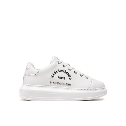 Sneakersy KARL LAGERFELD KL62539K Biały ze sklepu eobuwie.pl w kategorii Buty sportowe damskie - zdjęcie 183549879