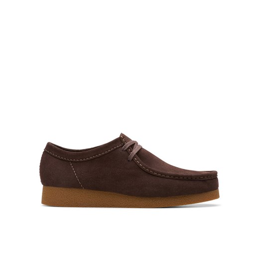 Clarks Półbuty Wallabee EVO 26178279 Brązowy ze sklepu MODIVO w kategorii Półbuty męskie - zdjęcie 183550447