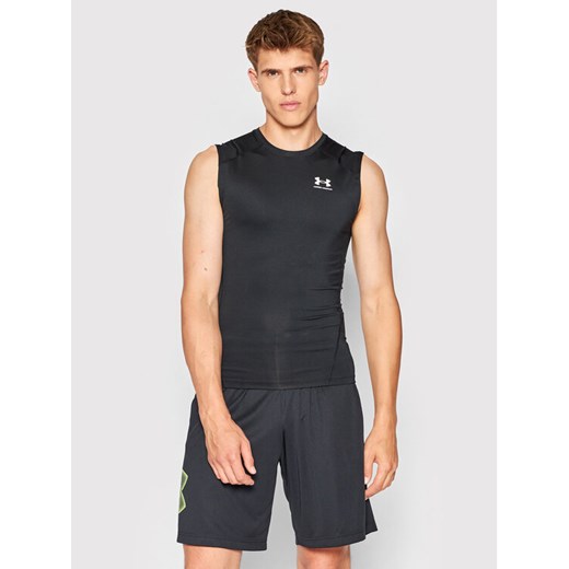 Under Armour Koszulka techniczna HeatGear® 1361522 Czarny Slim Fit ze sklepu MODIVO w kategorii T-shirty męskie - zdjęcie 183550509