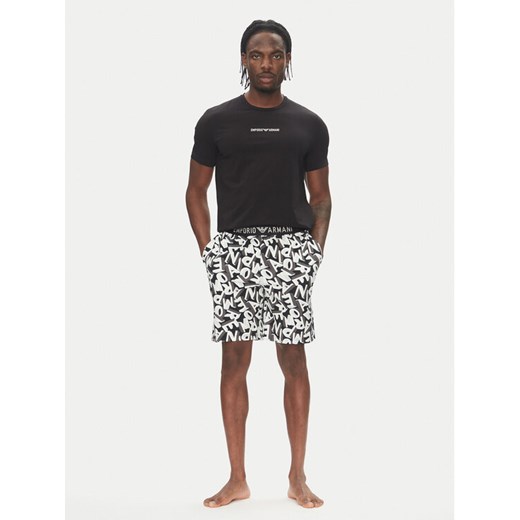 Emporio Armani Underwear Piżama EM000400 AF10794 FC143 Czarny Regular Fit ze sklepu MODIVO w kategorii Piżamy męskie - zdjęcie 183551348