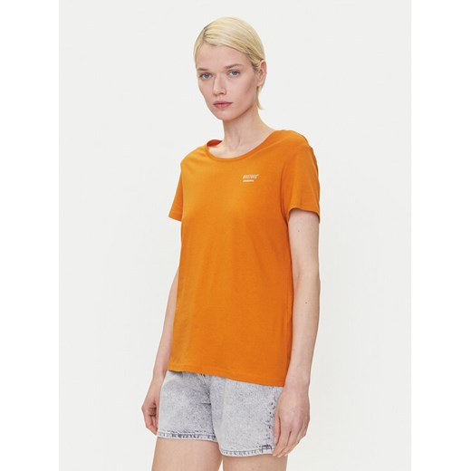 Mustang T-Shirt Alma 1016155 Pomarańczowy Regular Fit ze sklepu MODIVO w kategorii Bluzki damskie - zdjęcie 183551437