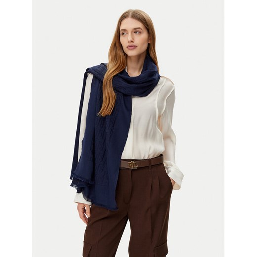 LAUREN RALPH LAUREN Szal 454937219001 Granatowy ze sklepu MODIVO w kategorii Szaliki i chusty damskie - zdjęcie 183551517