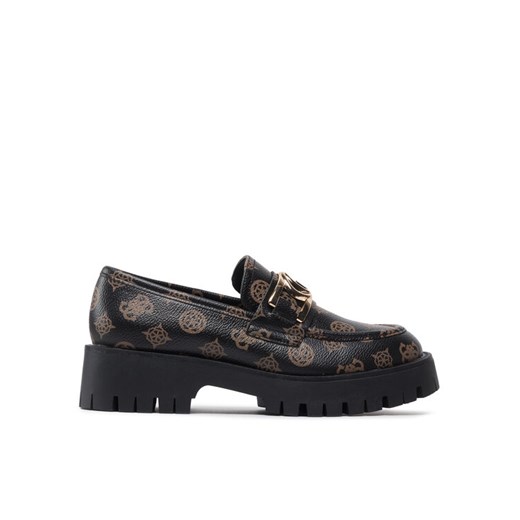Guess Loafersy Ilary FL7ILR FAL14 Czarny ze sklepu MODIVO w kategorii Półbuty damskie - zdjęcie 183551548