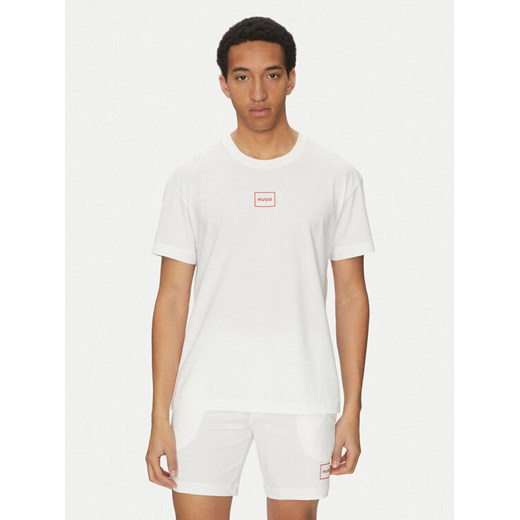 HUGO T-Shirt Laze 50525236 Beżowy Relaxed Fit ze sklepu MODIVO w kategorii T-shirty męskie - zdjęcie 183551577