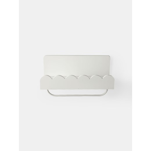Sinsay - Półka ścienna z dekoracyjnym frontem w kształcie chmurki - biały Sinsay One Size Sinsay