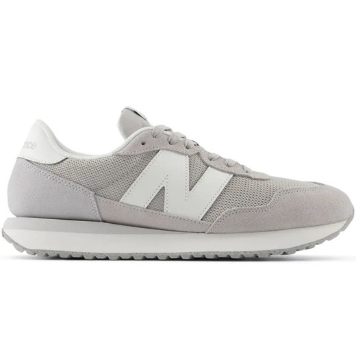 Sneakersy męskie New Balance 237 buty sportowe zamszowe szare (MS237LGG) ze sklepu ButyModne.pl w kategorii Buty sportowe męskie - zdjęcie 183553888