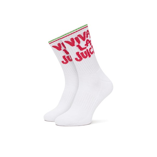 Skarpety wysokie damskie Juicy Couture Viva JCAXS125718 Biały ze sklepu eobuwie.pl w kategorii Skarpetki damskie - zdjęcie 183555206