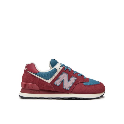 Sneakersy New Balance U574RBB Czerwony ze sklepu eobuwie.pl w kategorii Buty sportowe męskie - zdjęcie 183555257
