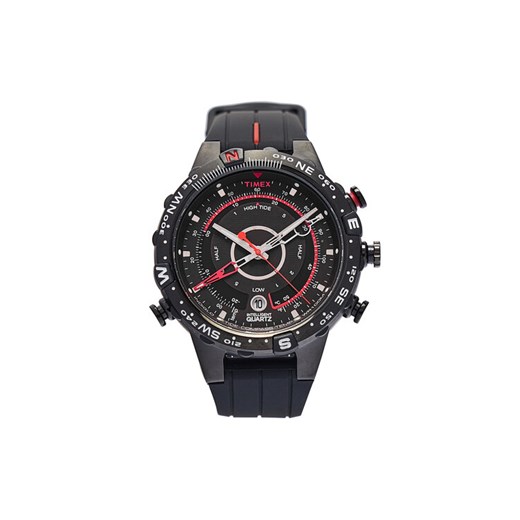 Zegarek Timex Intelligent Quartz T2N720 Czarny ze sklepu eobuwie.pl w kategorii Zegarki - zdjęcie 183555316
