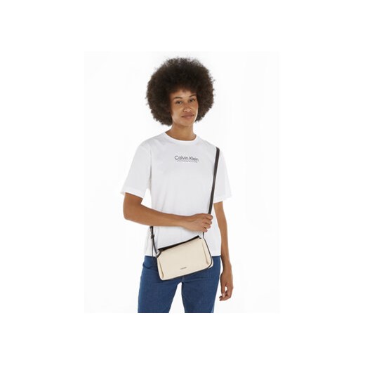 Torebka Calvin Klein Gracie Mini Bag_Canvas K60K611754 Écru Calvin Klein 00 eobuwie.pl
