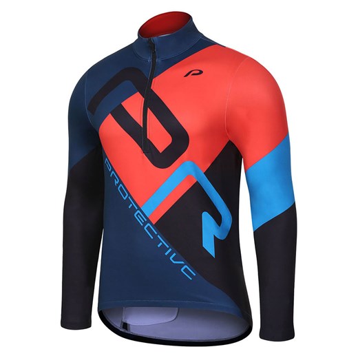 Protective Koszulka kolarska &quot;Henry Lee&quot; w kolorze niebiesko-czerwonym ze sklepu Limango Polska w kategorii T-shirty męskie - zdjęcie 183556405