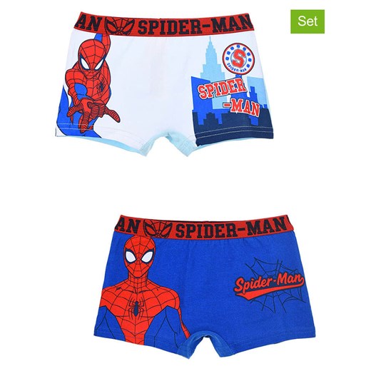 Spiderman Bokserki (2 pary) &quot;Spider-Man&quot; w różnych kolorach ze sklepu Limango Polska w kategorii Majtki dziecięce - zdjęcie 183556648