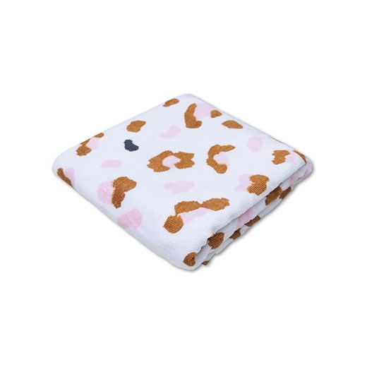 Swim Essentials Ręcznik plażowy &quot;Kaki Leopard&quot; w kolorze białym - 135 x 65 cm ze sklepu Limango Polska w kategorii Ręczniki - zdjęcie 183556656